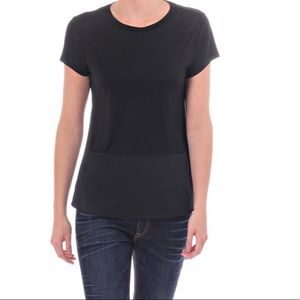 Ted Baker London "Larrah" Top Black Short-sleeve | Ted Size 0 | US Size 2